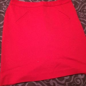 Red skirt