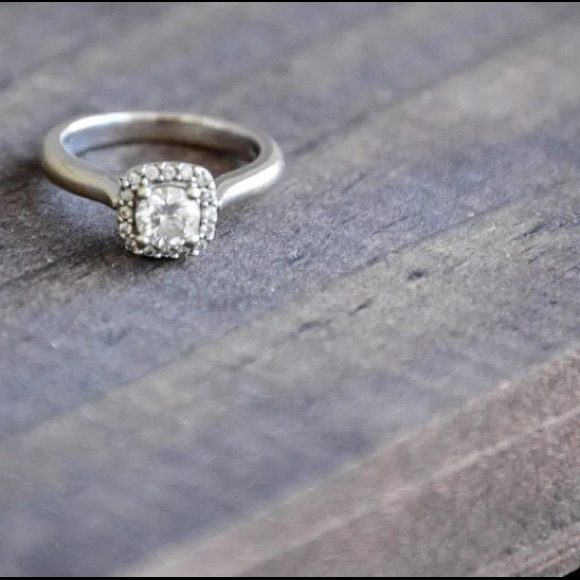 Vintage inspired diamond engagement ring!