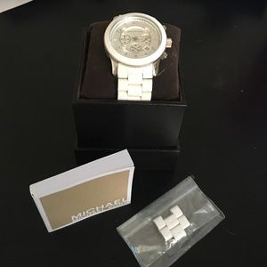 Beautiful White Michael Kors Watch!