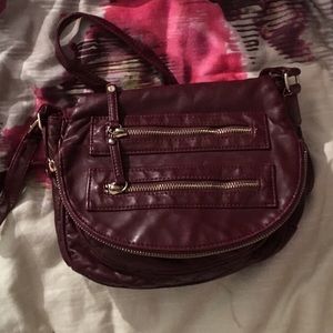 Little Bag, Lot of Storage. Merlot Cross Body Bag