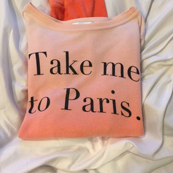 Wildfox Take Me to Paris Ombré Jumper