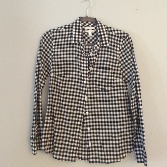 Jcrew gingham button-down