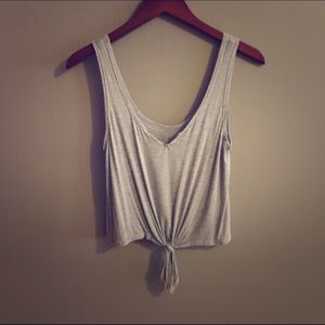 Urban Outfitters Gray Crop Tank