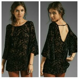 Gypsy junkie tunic mini dress boho sleeve
