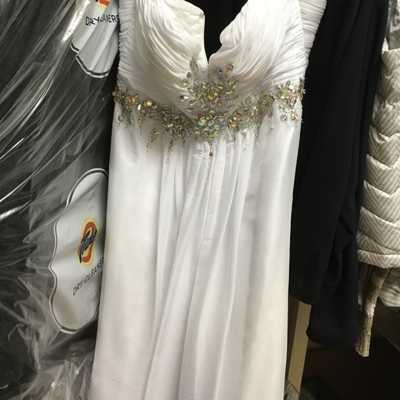 Strapless floor length gown