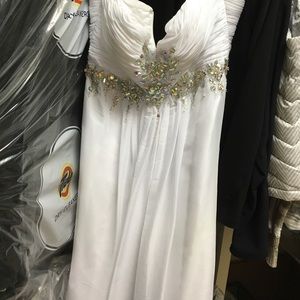 Strapless floor length gown