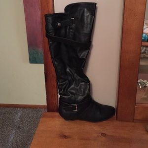 Maurice's knee high boots