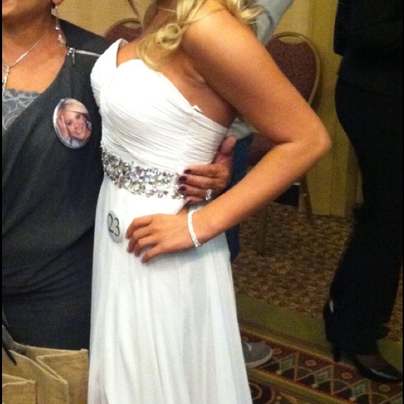 JOVANI Strapless Gown - Picture 2 of 4