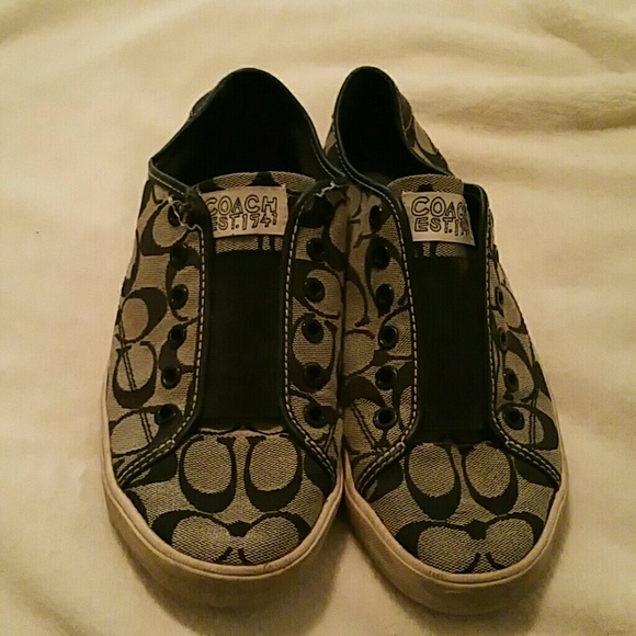 Slip on coach shoes 9