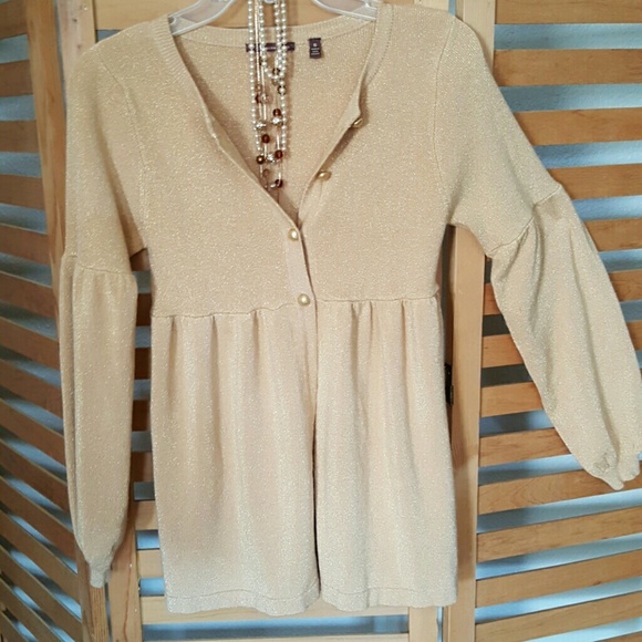 Gold Cardigan