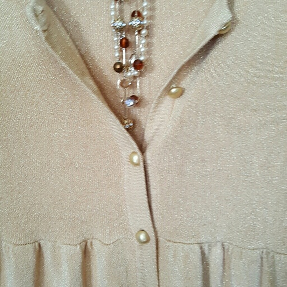 Gold Cardigan - Picture 4 of 4