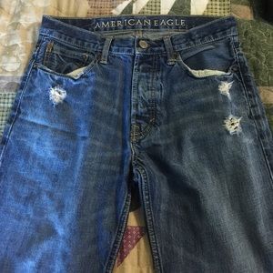 Distressed Men's American Eagle Jeans