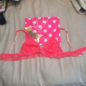 PINK Victoria's Secret lace bralette