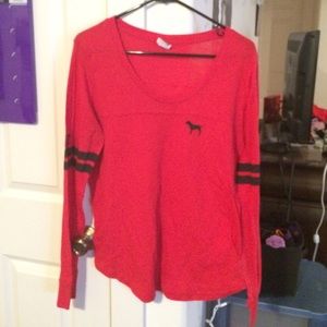 Red PINK Long Sleeved