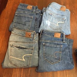 BUNDLE or separate 4 American Eagle jeans