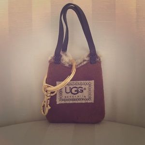 UGG cellphone Keychain Case in Classic Chestnut