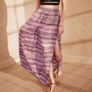 Victoria's Secret long multicolored maxi skirt