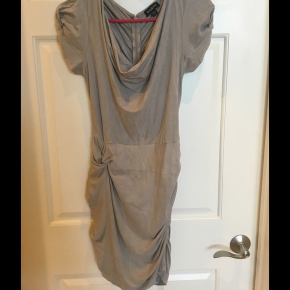 SOLD Bebe suedette dress