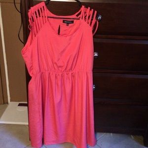 Salmon color dress