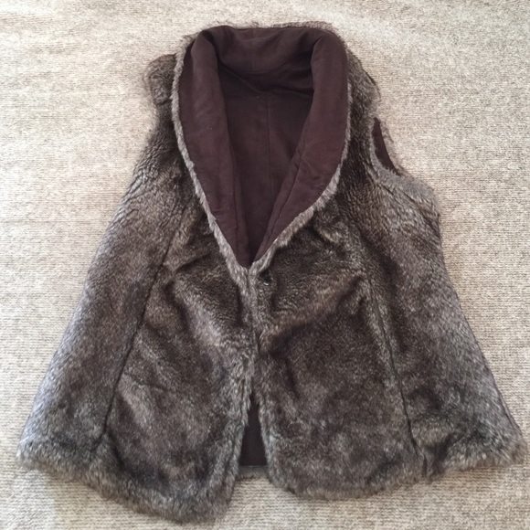 Faux Fur Reversible Vest