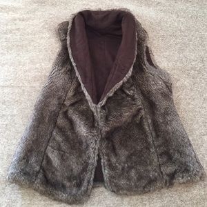 Faux Fur Reversible Vest