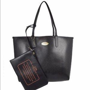Coach reversible tote bag - genuine