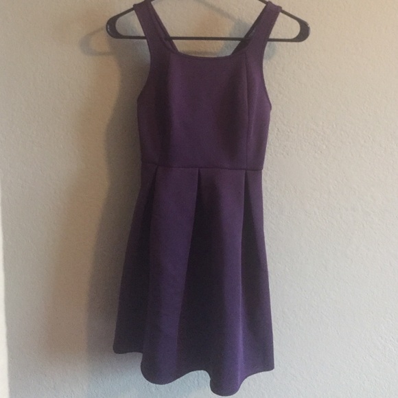 Crisscross Fit and Flare Dress