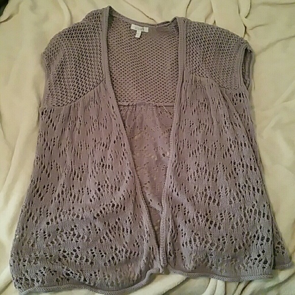 Knit Lavender cardigan