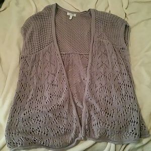 Knit Lavender cardigan