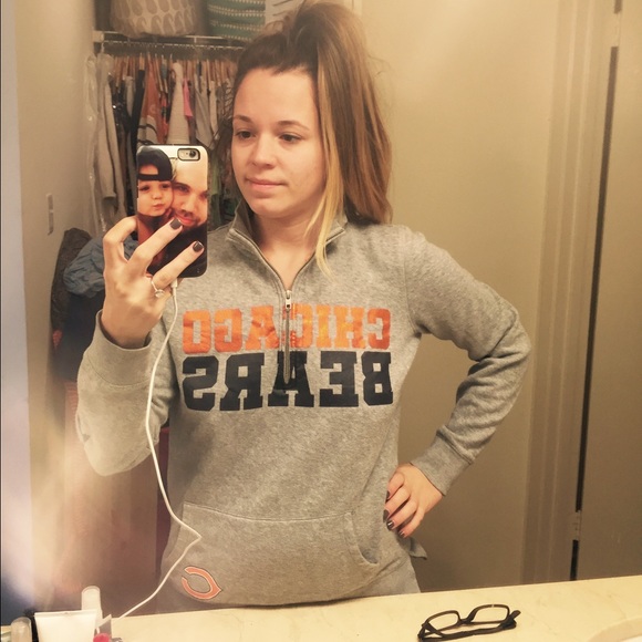 Chicago Bears Victoria's Secret 3/4 zip up - Picture 4 of 4