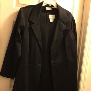 Beautiful black Worthington 20 dress & long jacket