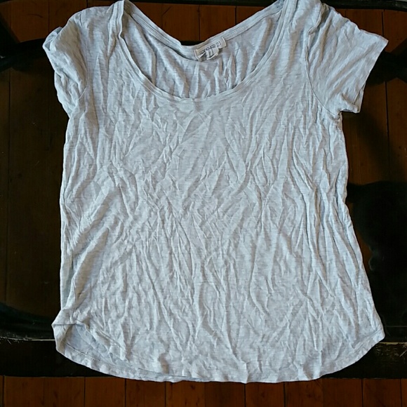 white/grey shirt