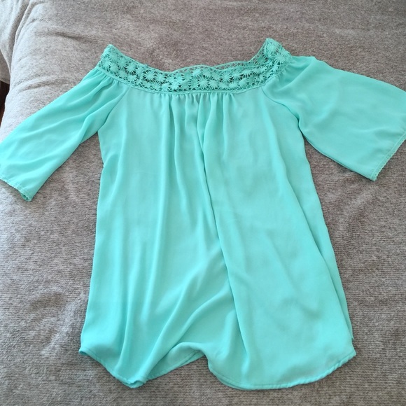 Gorgeous Mint Blouse