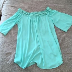 Gorgeous Mint Blouse