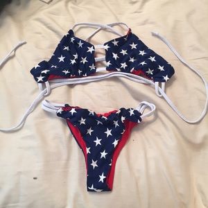 CUSTOM MADE 4th of July bikini