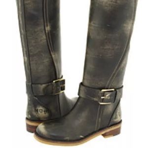 💕New. Lucky brand distressed moto boots!!