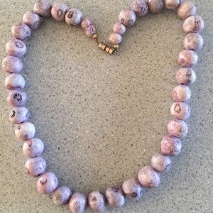 Cute purple beaded necklace