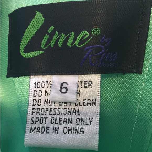 Lime Riva Prom Dress - Picture 3 of 3