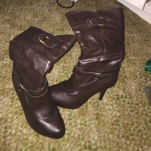 Cute heeled boots