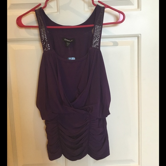 SOLD Bebe purple top