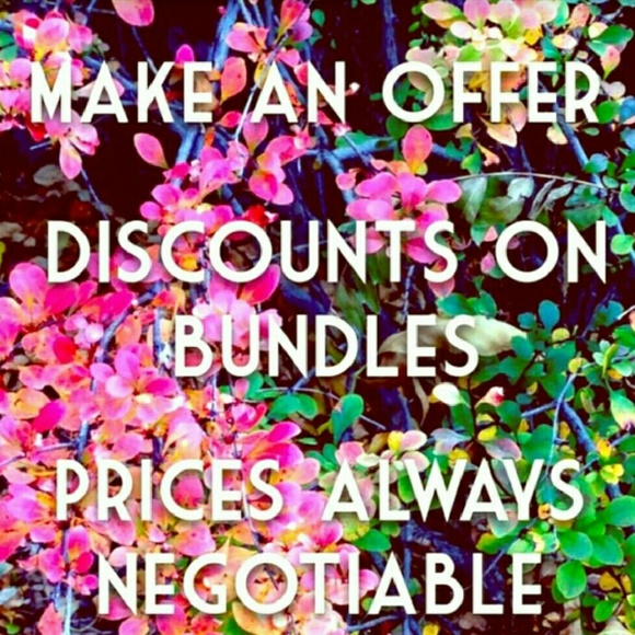 Any REASONABLE offer considered. Happy Poshing!