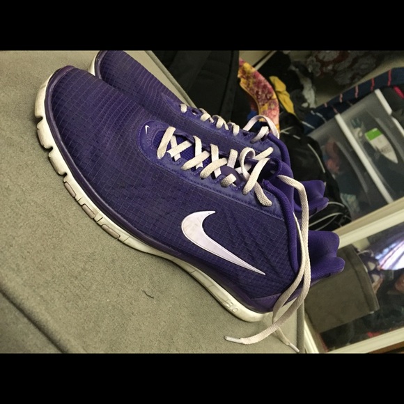 Purple Nike sneakers!