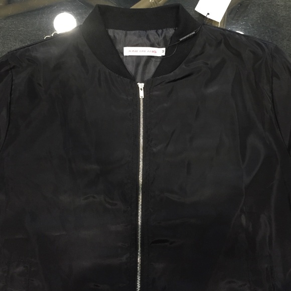 Black Bomber Jacket