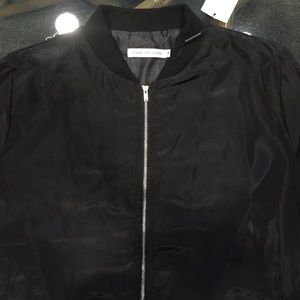 Black Bomber Jacket