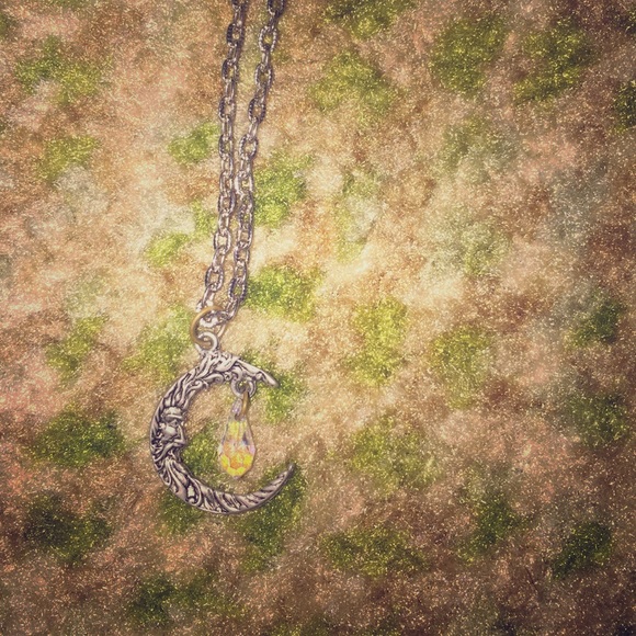 Crescent moon necklace