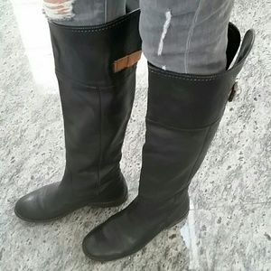 Frye over the knee leather boot