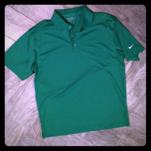 Nike Men's green polo