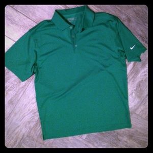 Nike Men's green polo