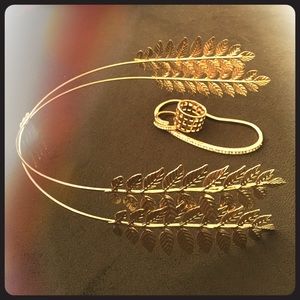 ❤️Reverse Grecian headband and ring set❤️