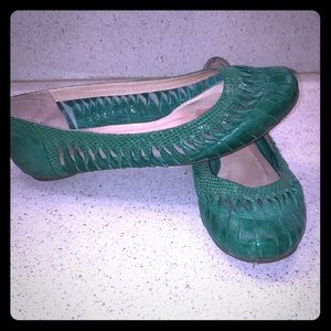Miz Mooz Green ballet flats Sz-9